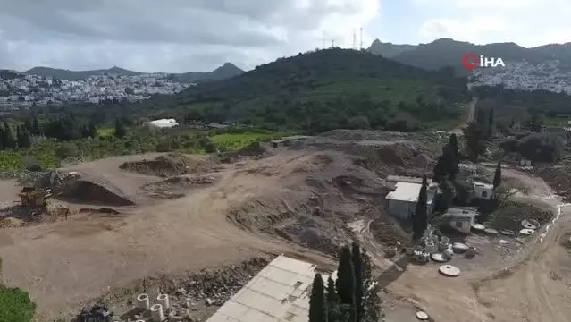 Bodrum'un en büyük arıtma tesisinin inşaatı başladı