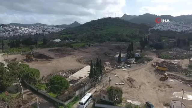 Bodrum'un en büyük arıtma tesisinin inşaatı başladı