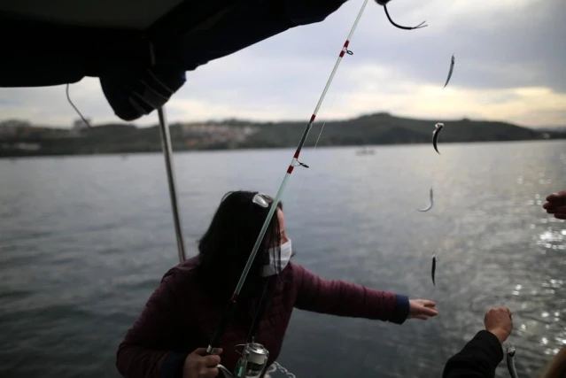 Bursa'da balıkçı kadınlar 40 yıllık oltacılara taş çıkardı