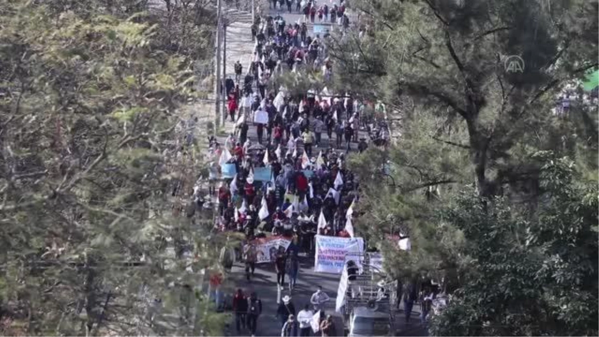 Guatemala\'da yerliler tarafından hükümet karşıtı gösteri düzenlendi
