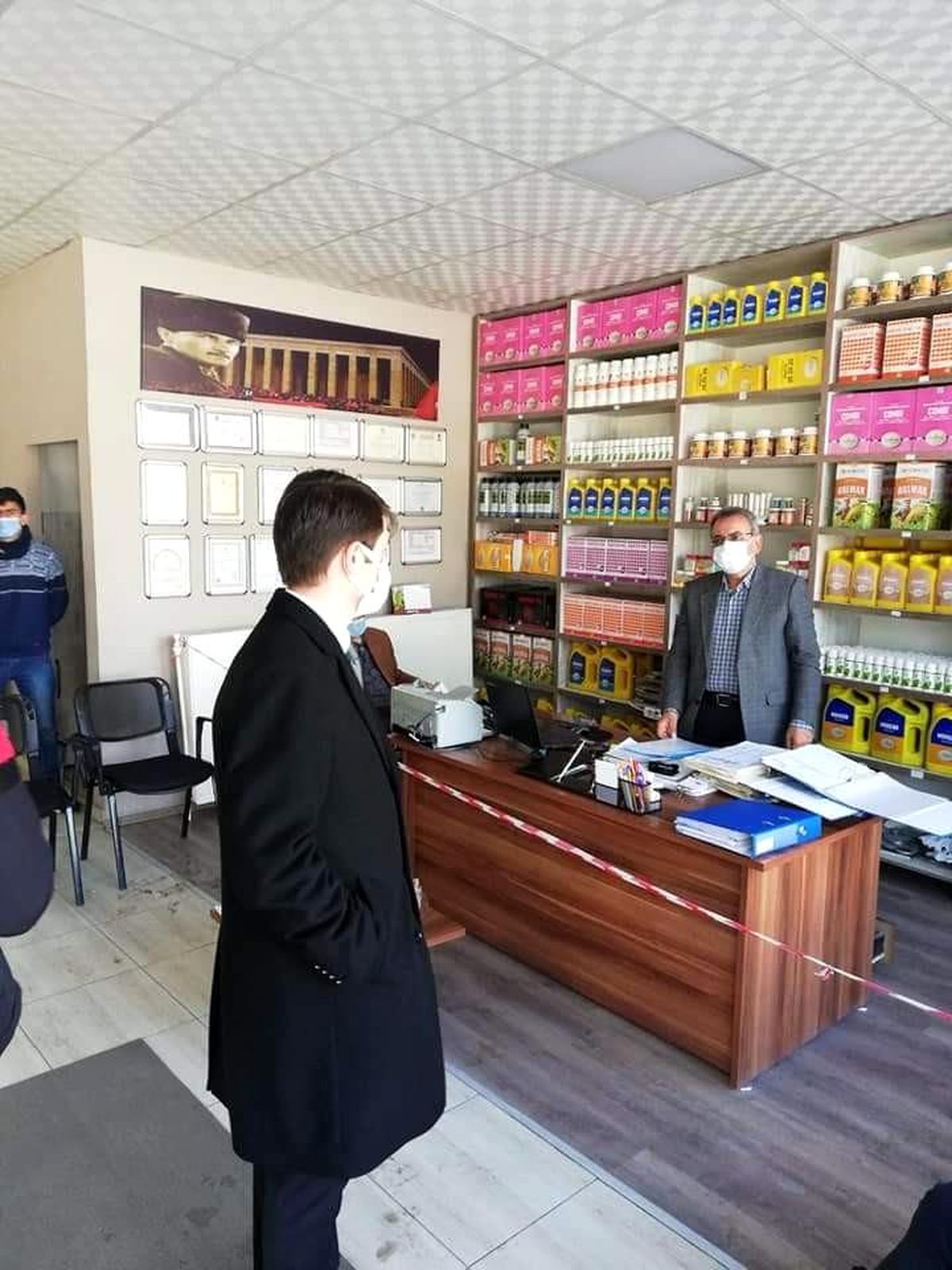 Kaymakam Cebeci\'den korona virüs denetimi