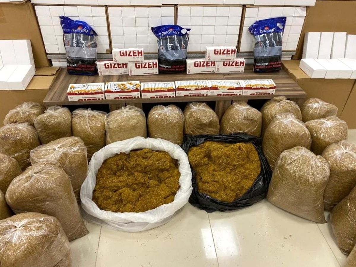 Manisa'da 258 bin kaçak makaron ele geçirildi