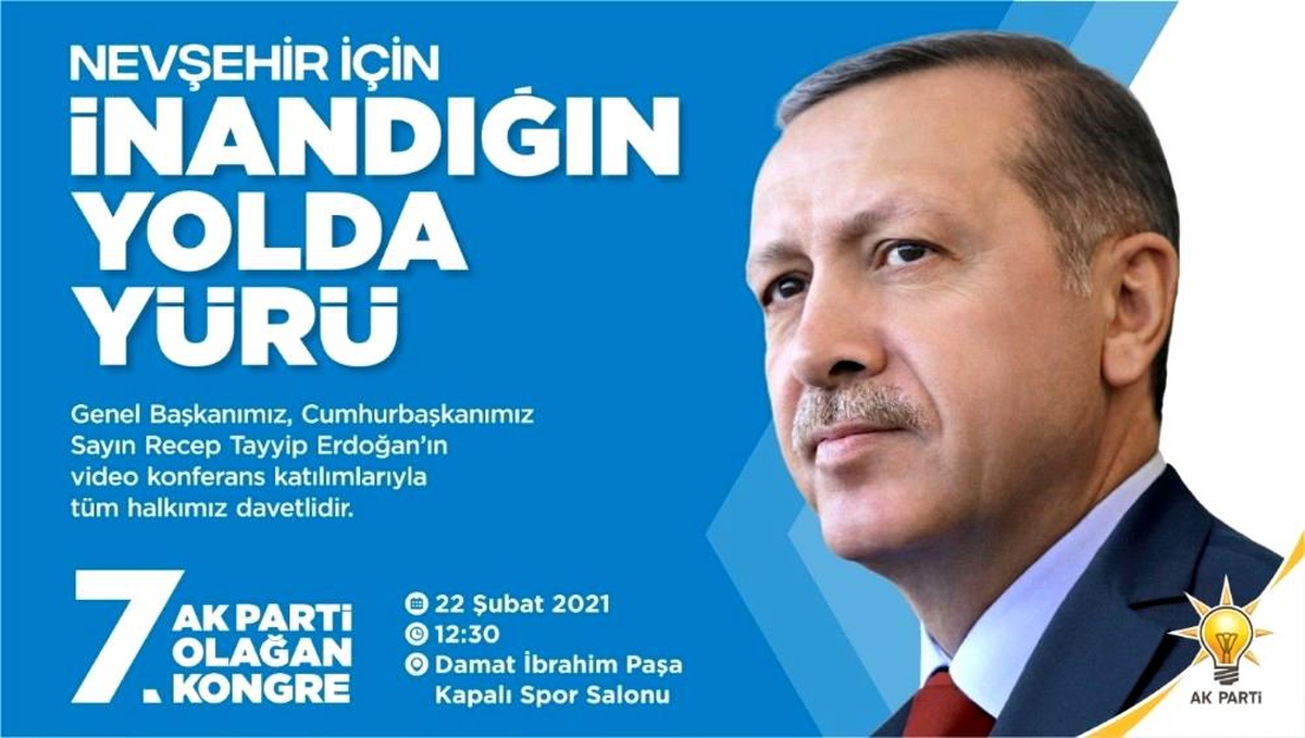 AK Parti İl kongresi 22 Şubat Pazartesi günü yapılacak