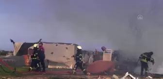 Didim'de ev yangını