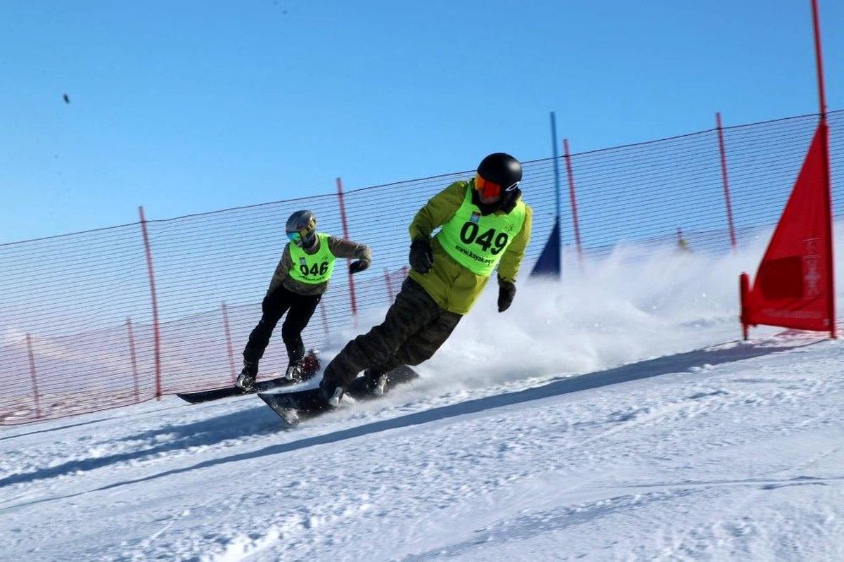 Erciyes\'te Snowboard Rüzgarı