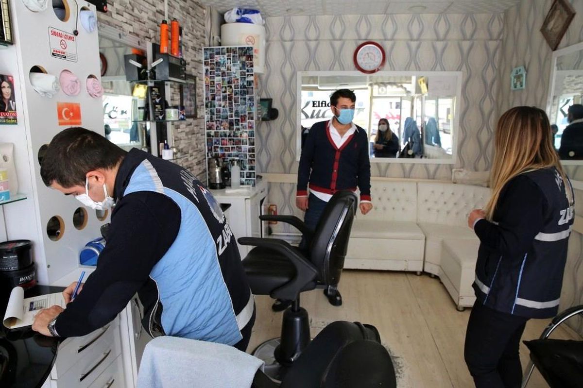 Haliliye\'de güzellik merkezi denetimi
