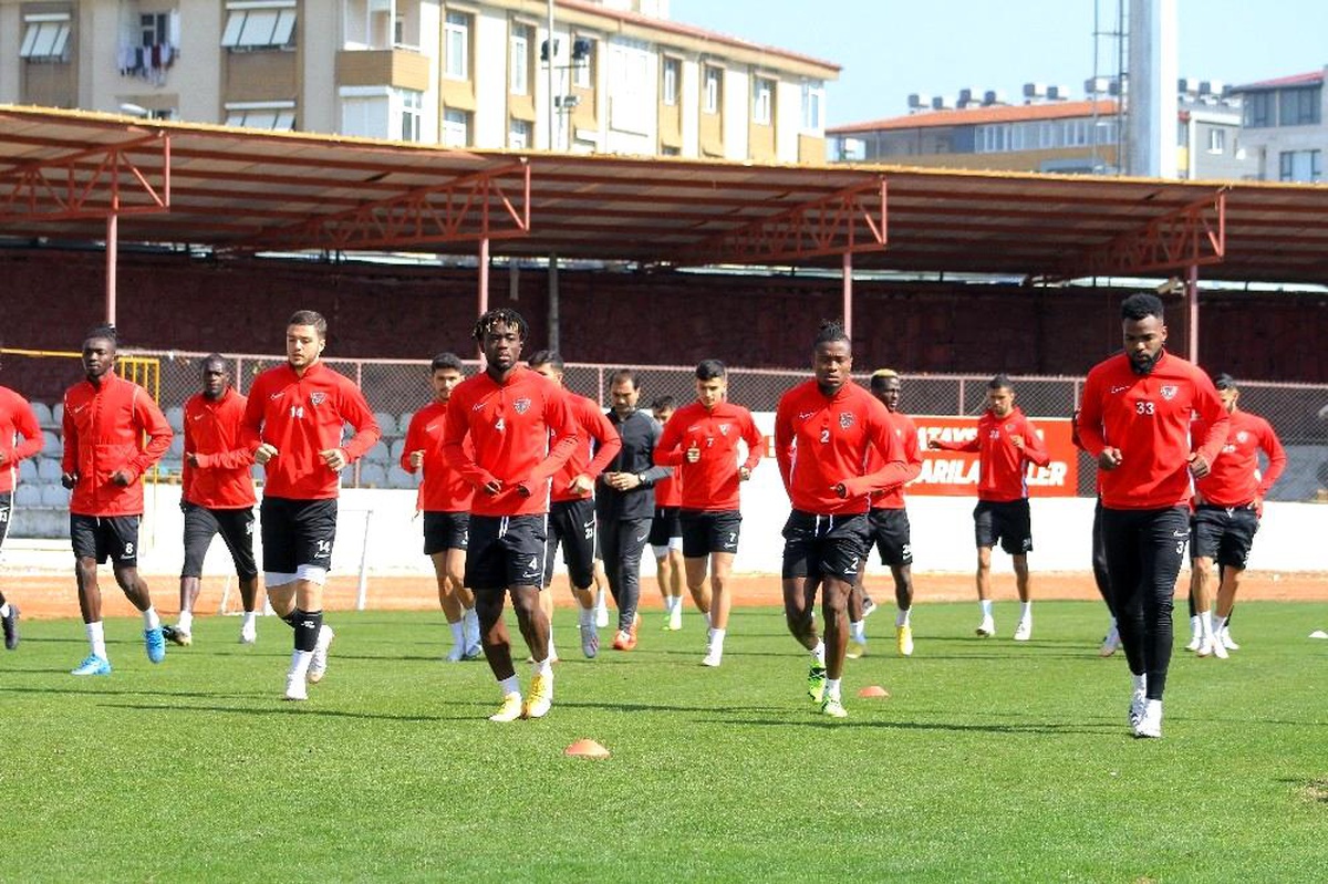 Hatayspor, BB Erzurumspor maçının hazırlıklarını tamamladı