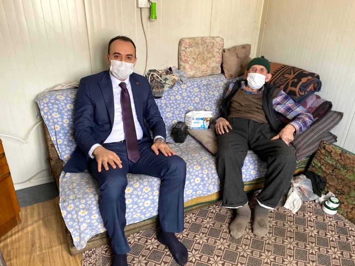 Kaymakam Pelvan: Yaşlılarımızın yanındayız"