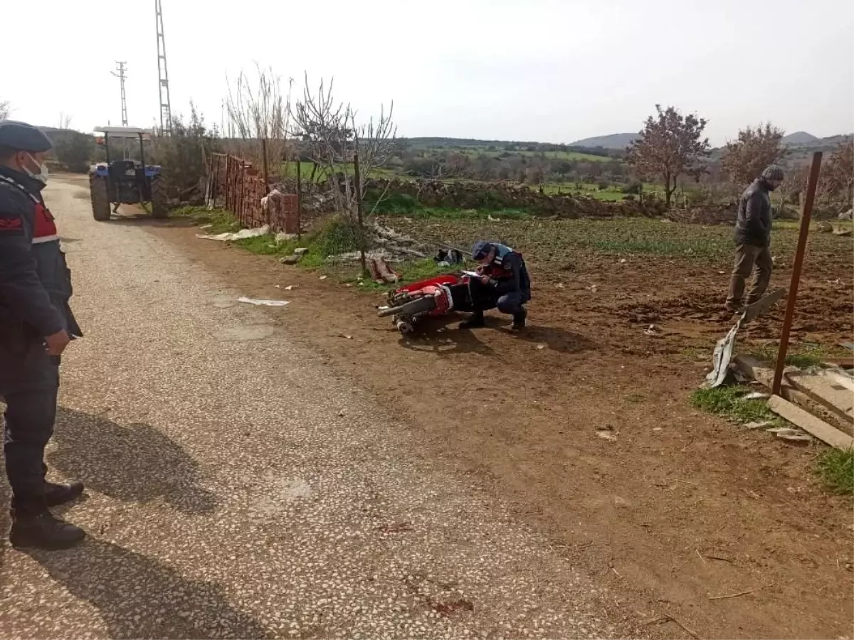 Kontrolden çıkan motosiklet devrildi: 1 ağır yaralı