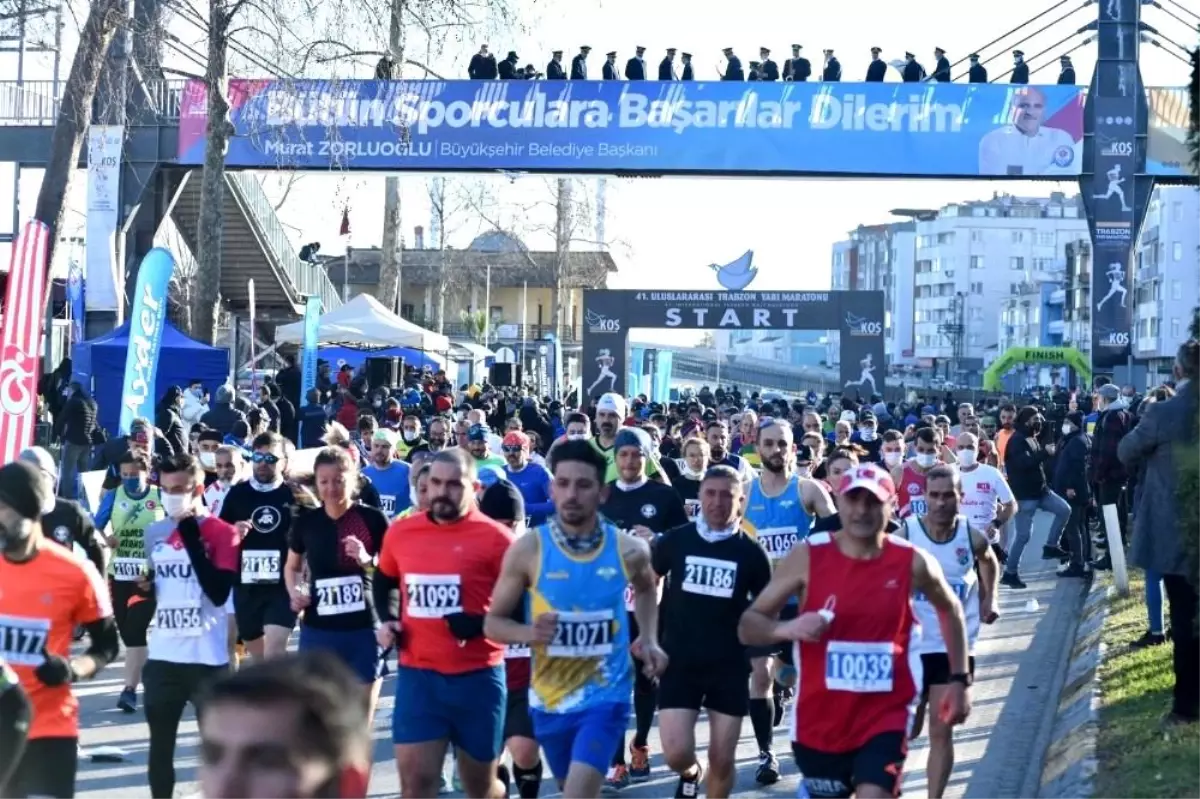 41. Uluslararası Trabzon Yarı Maratonu koşuldu