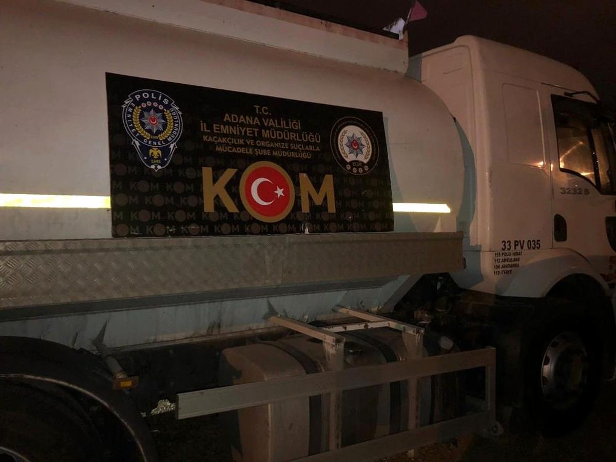 Adana\'da 21 bin litre kaçak akaryakıt ele geçirildi