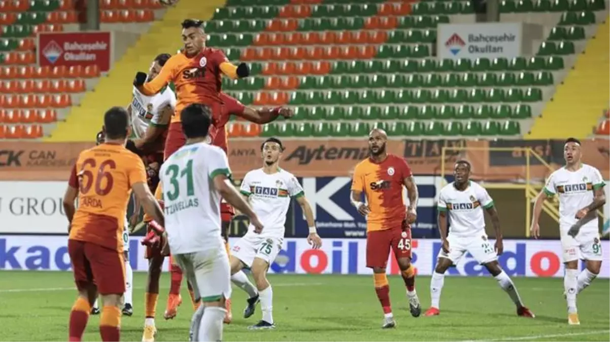 Galatasaray\'ın deplasmanda Alanyaspor\'u 1-0 mağlup ettiği maçın istatistikleri dikkat çekti
