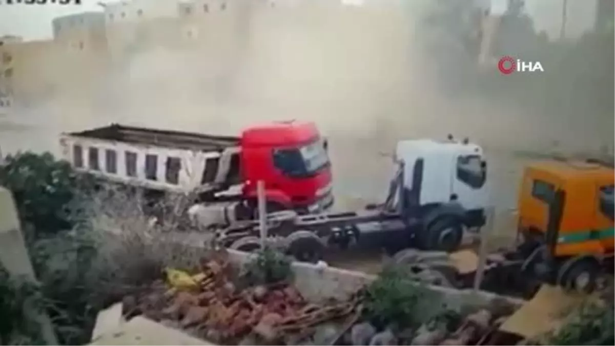 Libya'da UHM İçişleri Bakanı Başağa'ya yapılan suikast girişimine ait görüntüler ortaya çıktı