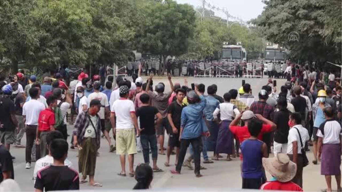 Son dakika haber | Myanmar\'da güvenlik güçleri protestoculara ateş açtı: 2 ölü