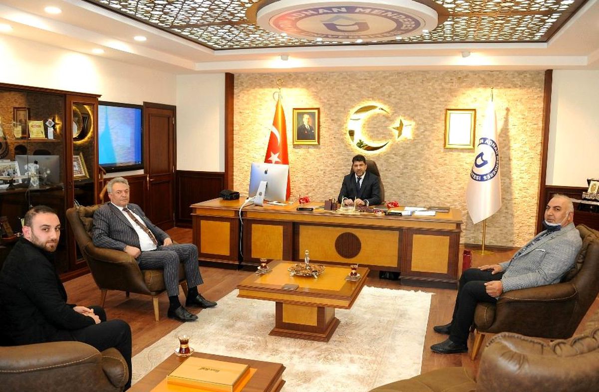 Son dakika haberleri | Son Başbakan Binali Yıldırım\'ın Başdanışmanı Atılgan, Rektör Aldemir ile görüştü