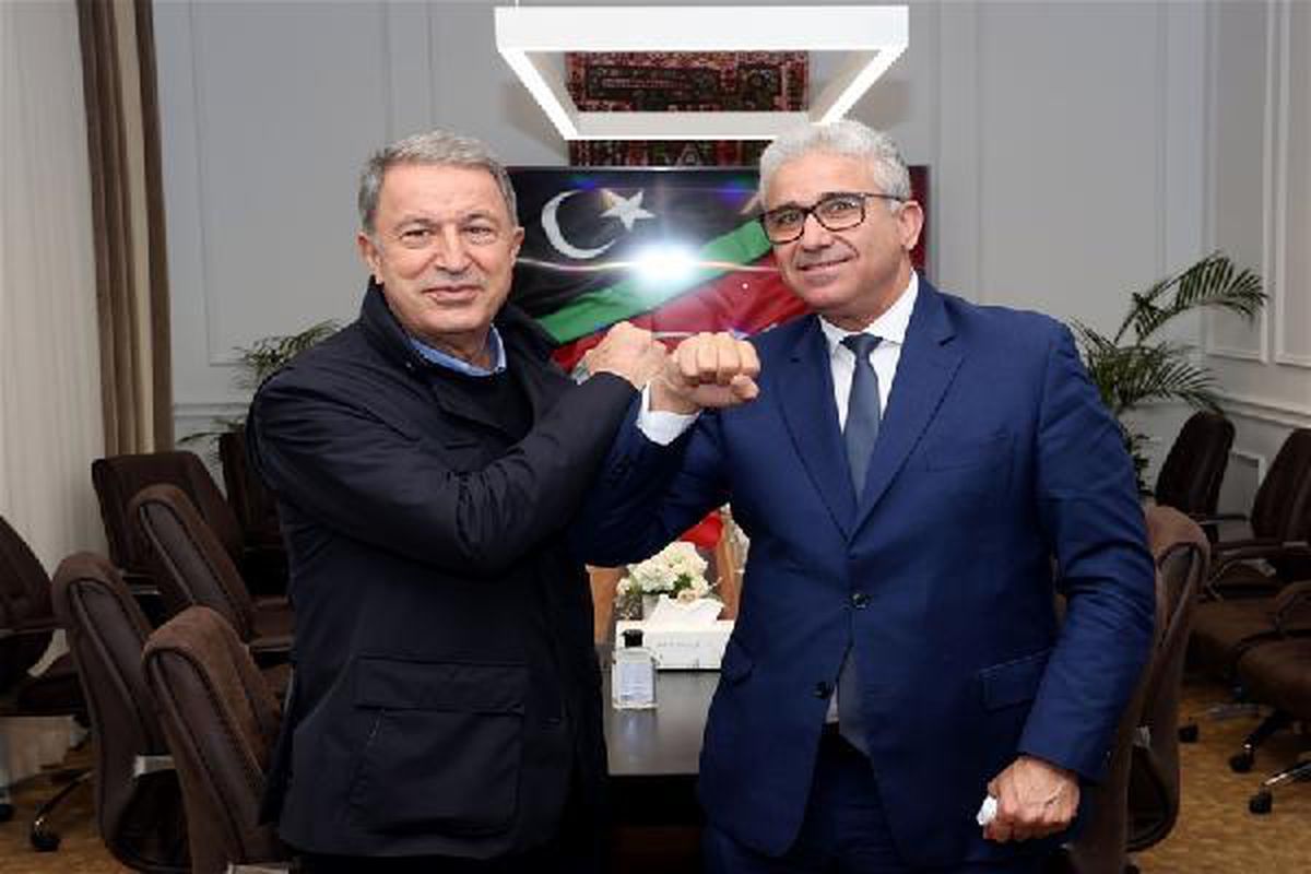 Bakan Akar, Libya İçişleri Bakanı ile görüştü