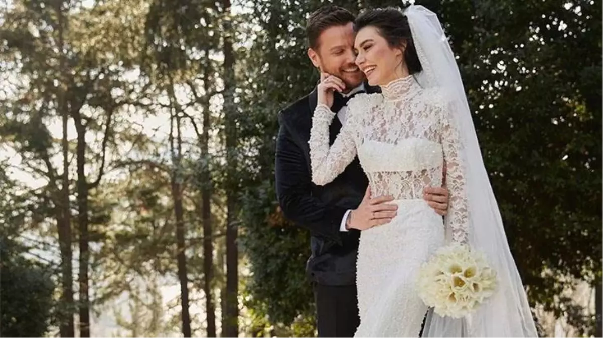 Burcu Kıratlı ile Sinan Akçıl ikinci kez nikah masasına oturdu