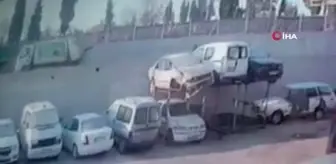 'Gözümü güneş aldı' dedi, park halindeki kamyona böyle çarptı: 3 yaralı