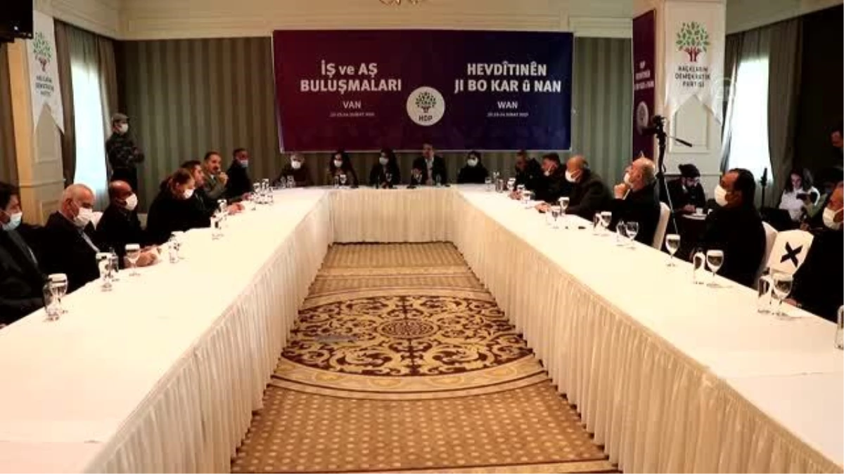 HDP Eş Genel Başkanı Buldan, iş insanlarıyla bir araya geldi