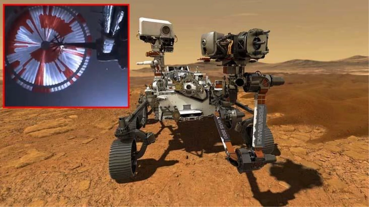 NASA, Perseverance\'ın Mars\'a iniş anının görüntülerini yayınladı