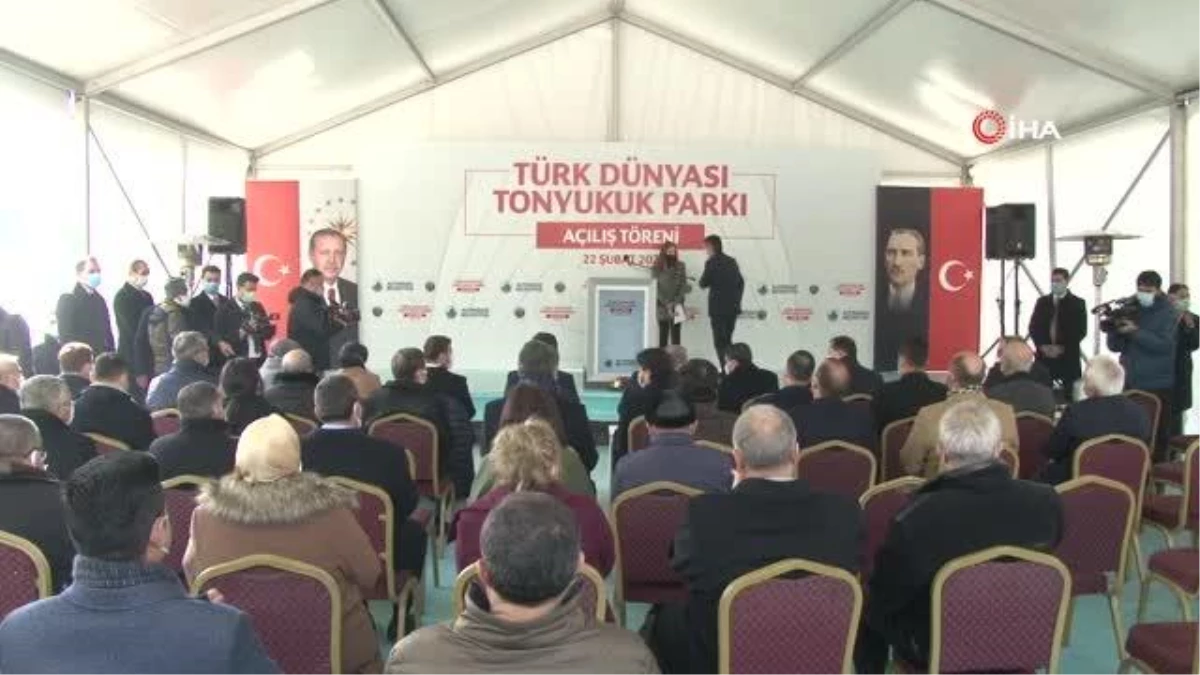 "Türk Dünyası Tonyukuk Parkı" ve Bilge Tonyukuk Yazıtı\'nın açılışı TBMM Başkanı Şentop tarafından yapıldı