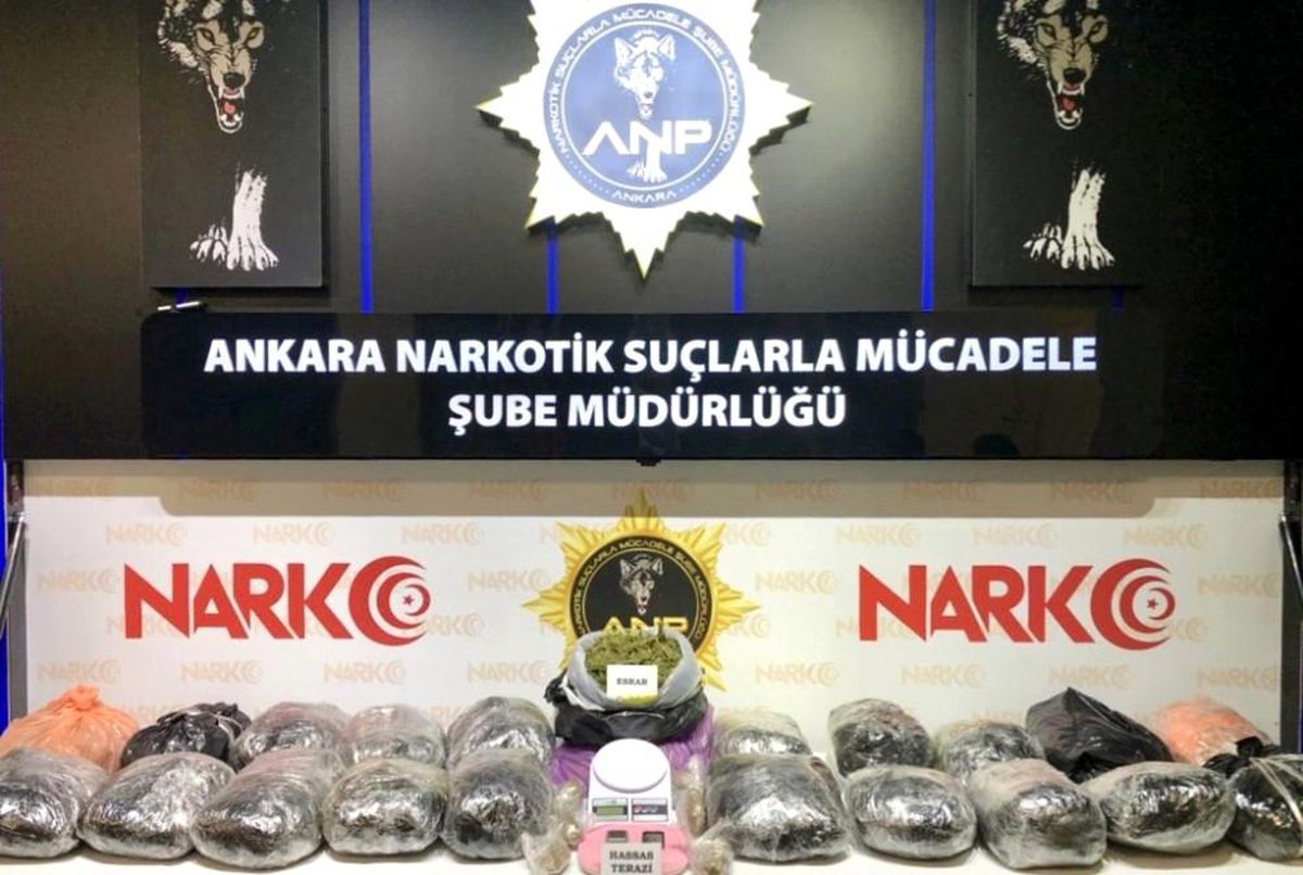 Son dakika haber | Başkentte uyuşturucu operasyonunda 22 kilo esrar ele geçirildi