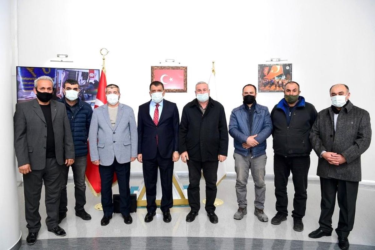 Esnaflardan Başkan Gürkan\'a ziyaret