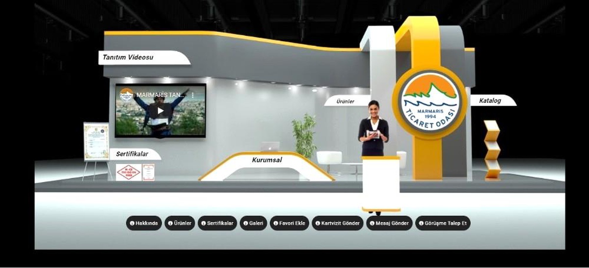 Marmaris Ticaret Odası Dijital Turizm Fuarında Marmaris\'i temsil edecek
