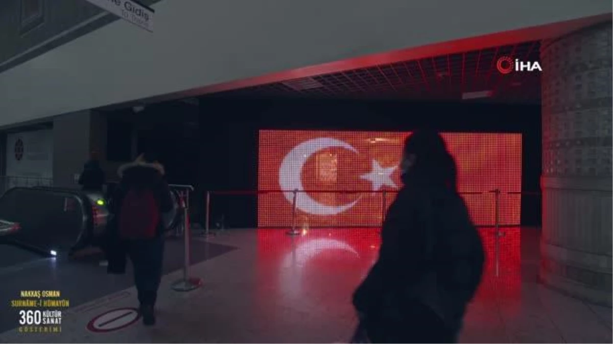 Nakkaş Osman Surname-İ Hümayun Dijital Minyatür Sergisi Yenikapı\'da