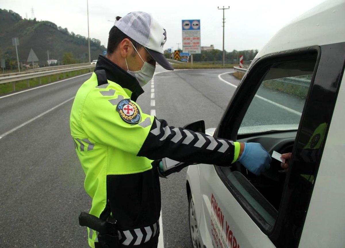 Ordu\'da bir haftada 72 araç trafikten men edildi