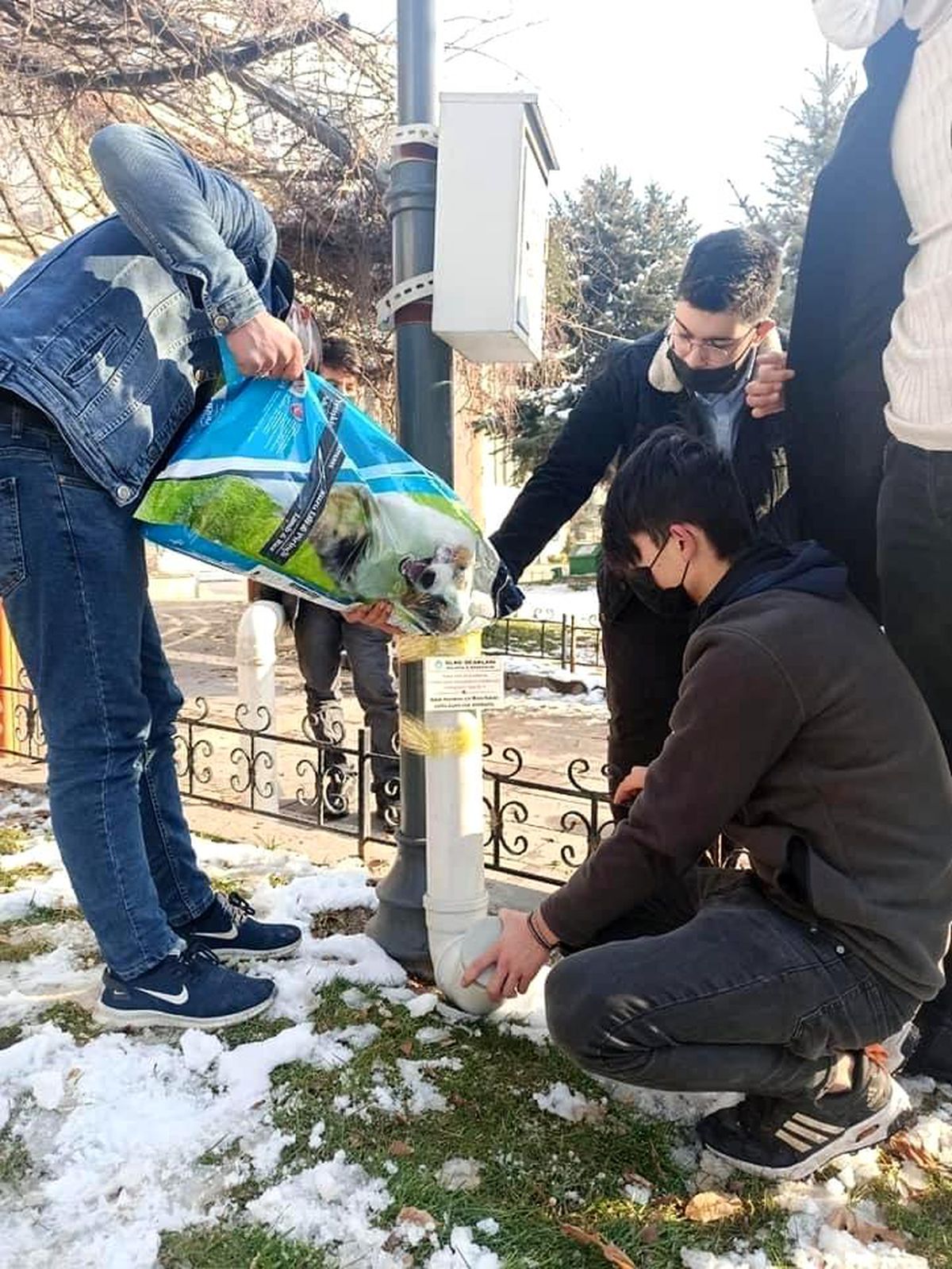 Sokak hayvanları unutulmadı