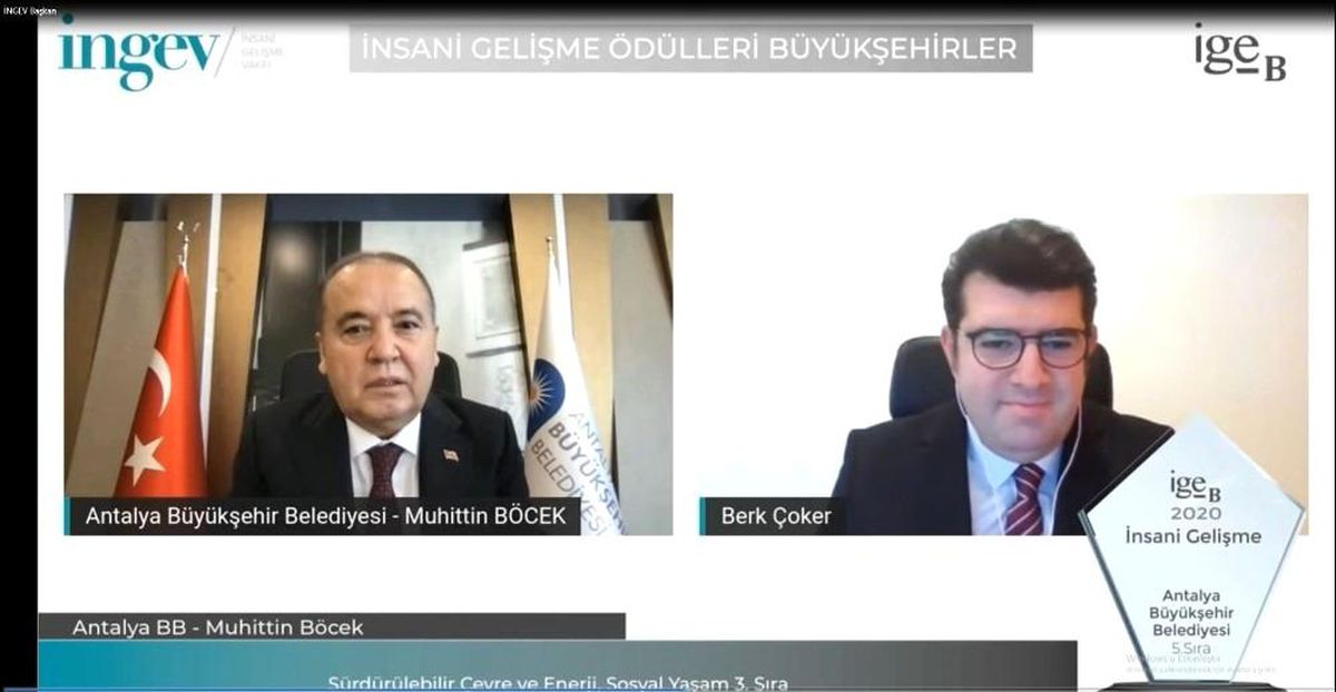Büyükşehir\'e İNGEV\'den iki ödül