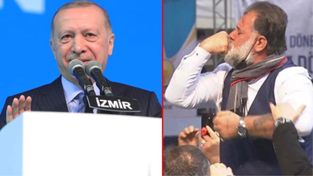 Cumhurbaşkanı Erdoğan\'a sevgisini öpücükler göndererek gösteren Murat Kurt: Onu görünce kendimden geçiyorum