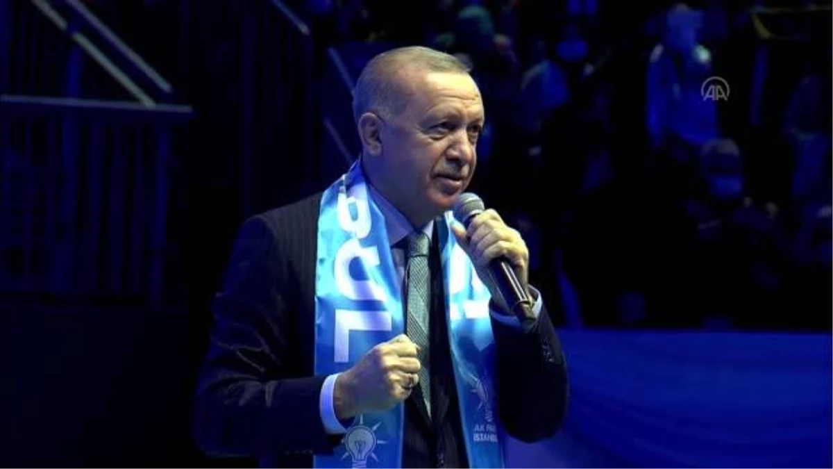 Son dakika haber: Cumhurbaşkanı Erdoğan, AK Parti İstanbul 7. Olağan İl Kongresi\'nde konuştu: (1)
