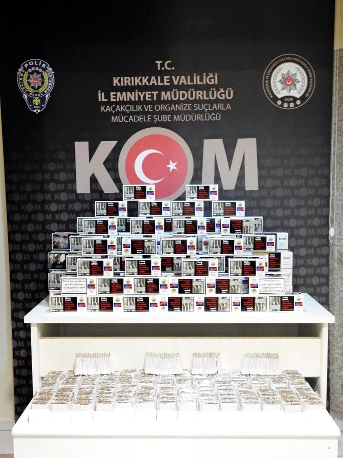 Kırıkkale\'de kaçak tütün operasyonu: 29 bin 500 makaron ele geçirildi