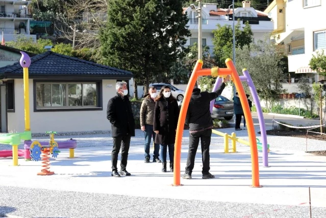 Marmaris Zübeyde Hanım Parkı yenilendi