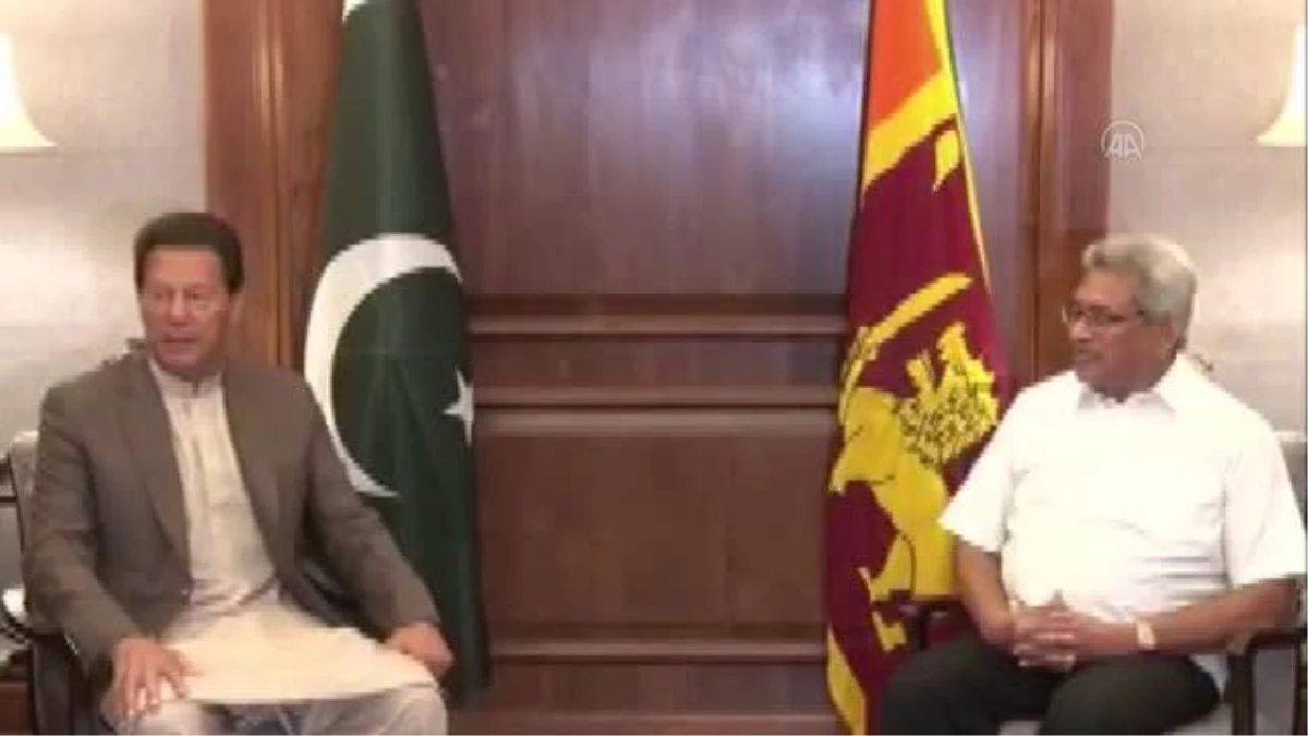 Pakistan Başbakanı İmran Han Sri Lanka\'da