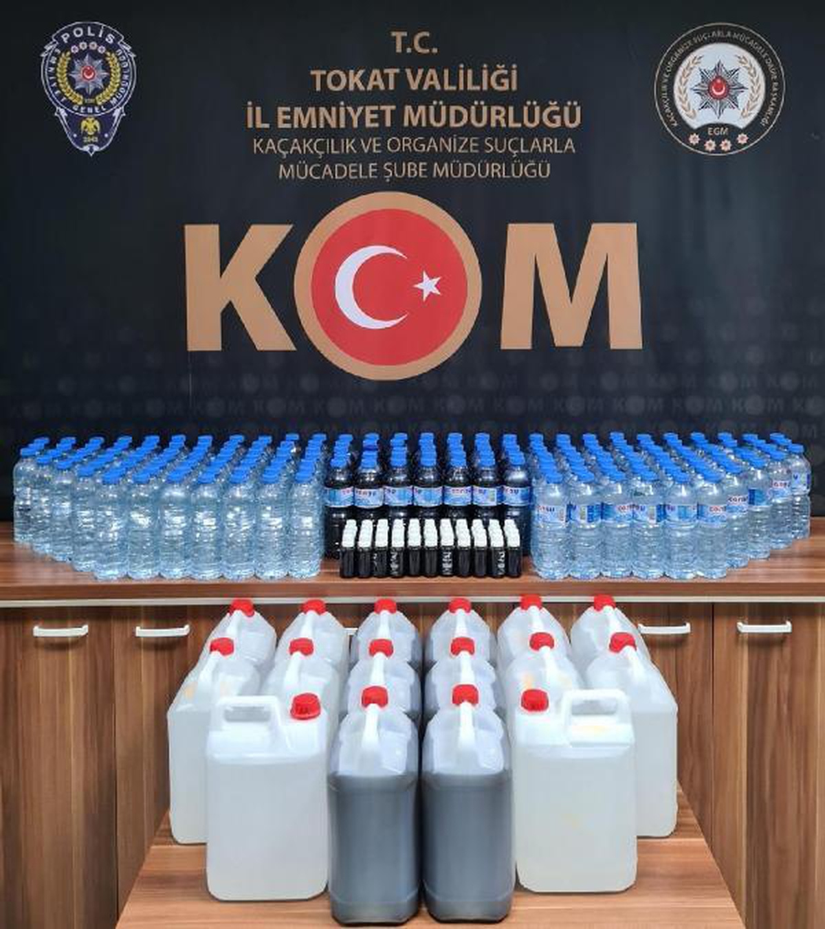 Son dakika haber... Tokat\'ta sahte içki operasyonunda 8 gözaltı