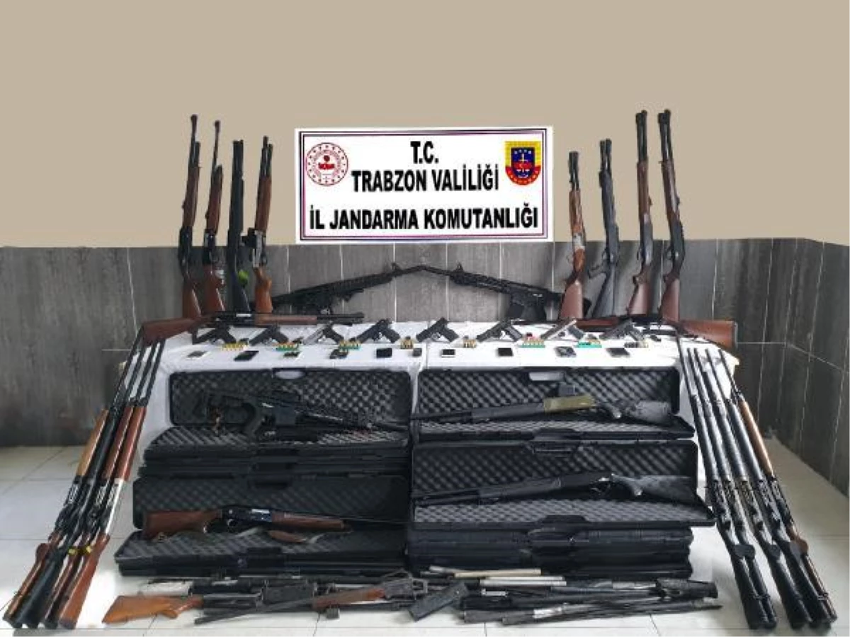 Son dakika haber: Trabzon\'da silah kaçakçılığı operasyonu: 9 gözaltı