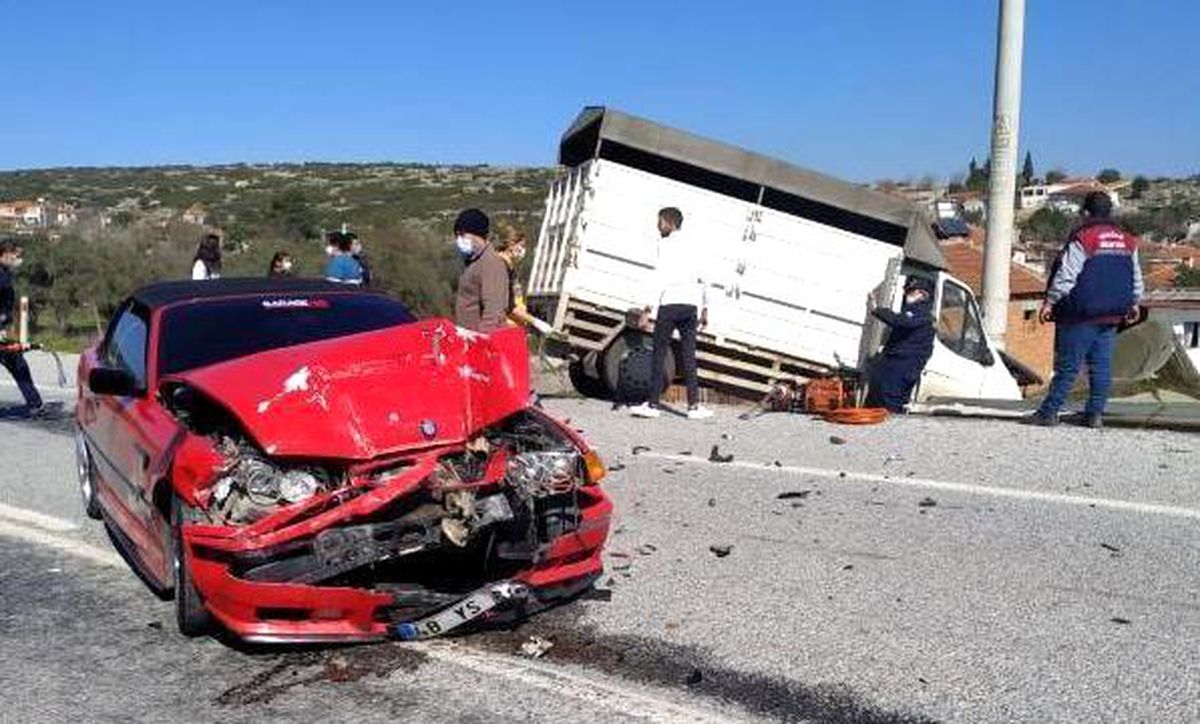 Yatağan\'da trafik kazası: 2 yaralı