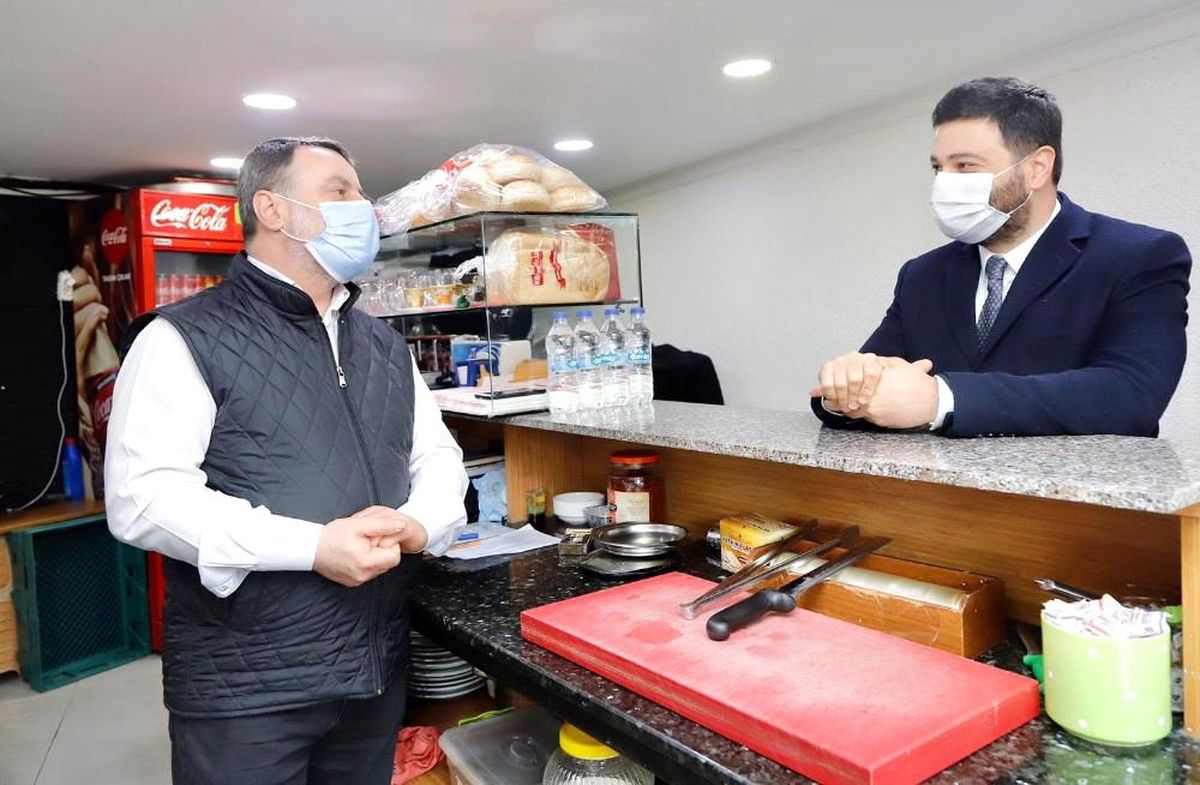 Başkan Öztekin esnaf ziyaretlerine başladı