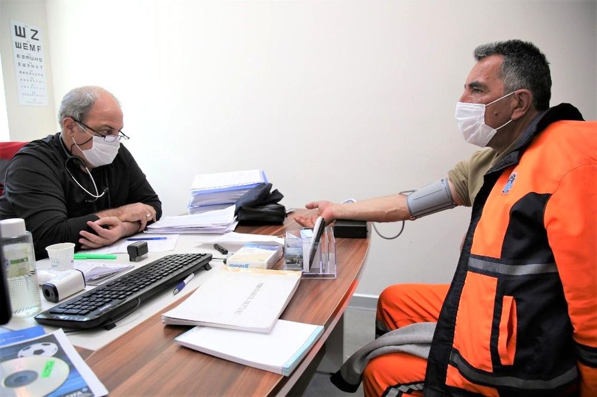 Battalgazi Belediyesi personeli sağlık taramasından geçti