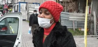 Bebek arabasındaki çantası kaybolan Nijeryalı kadının gözyaşları