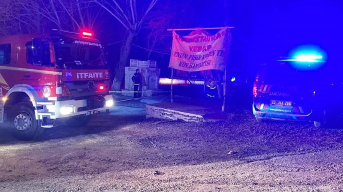 Denizli\'de restoranda çıkan yangında 3 kişi hayatını kaybetti
