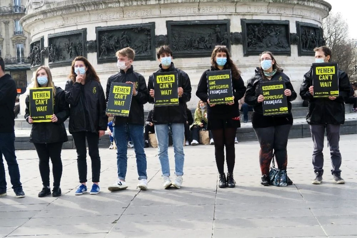 Fransa\'da Suudi Arabistan\'a yapılan silah satışı protesto edildi