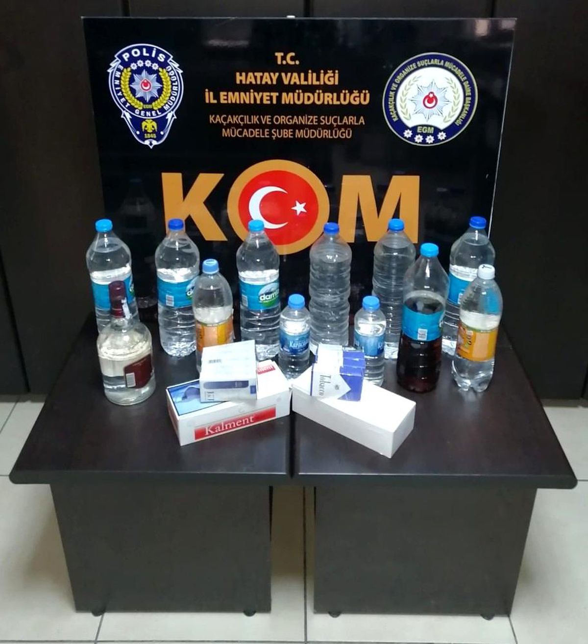 Hatay\'da kaçak içki operasyonu