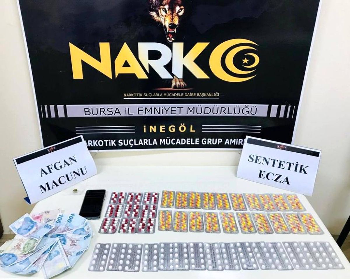 İnegöl\'de uyuşturucu operasyonu