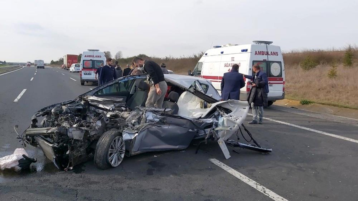 Son dakika haberleri! Kırklareli\'nde trafik kazası: 1 kişi yaralandı