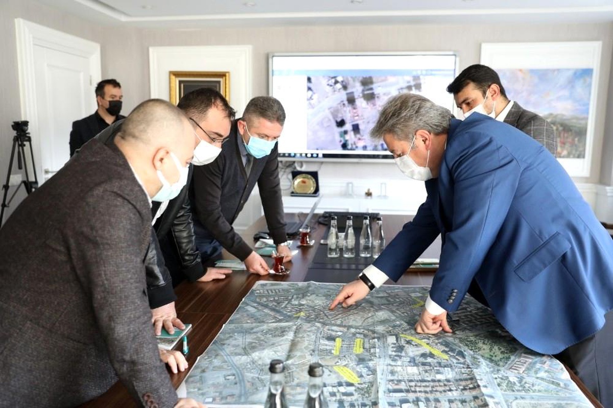Melikgazi ilçesinde trafiği rahatlatacak düzenlemede sona gelindi