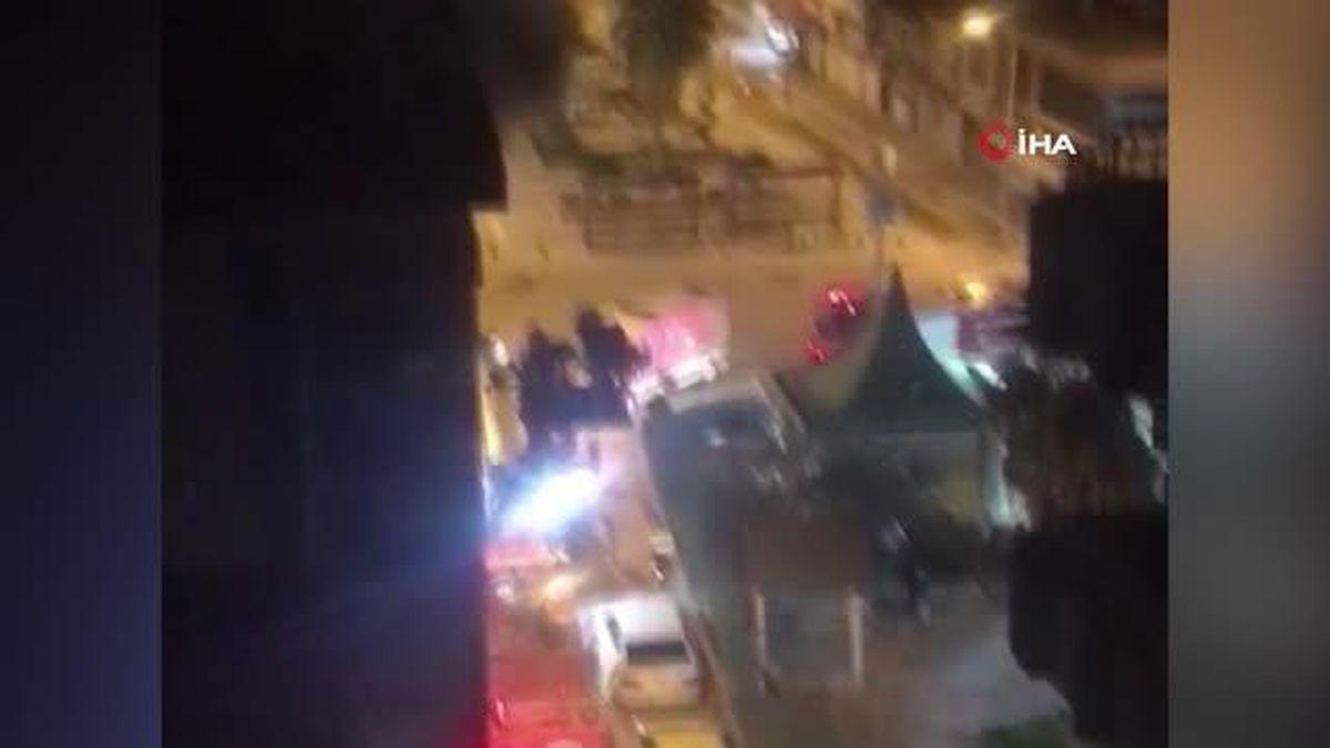 Son dakika haber! Otel yangınında müşterilerin kaçış anı kamerada